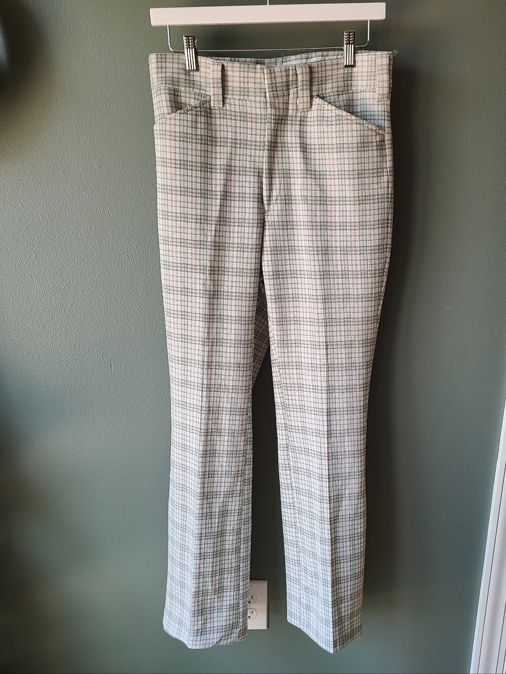 Vintage Wrangler Plaid Pants